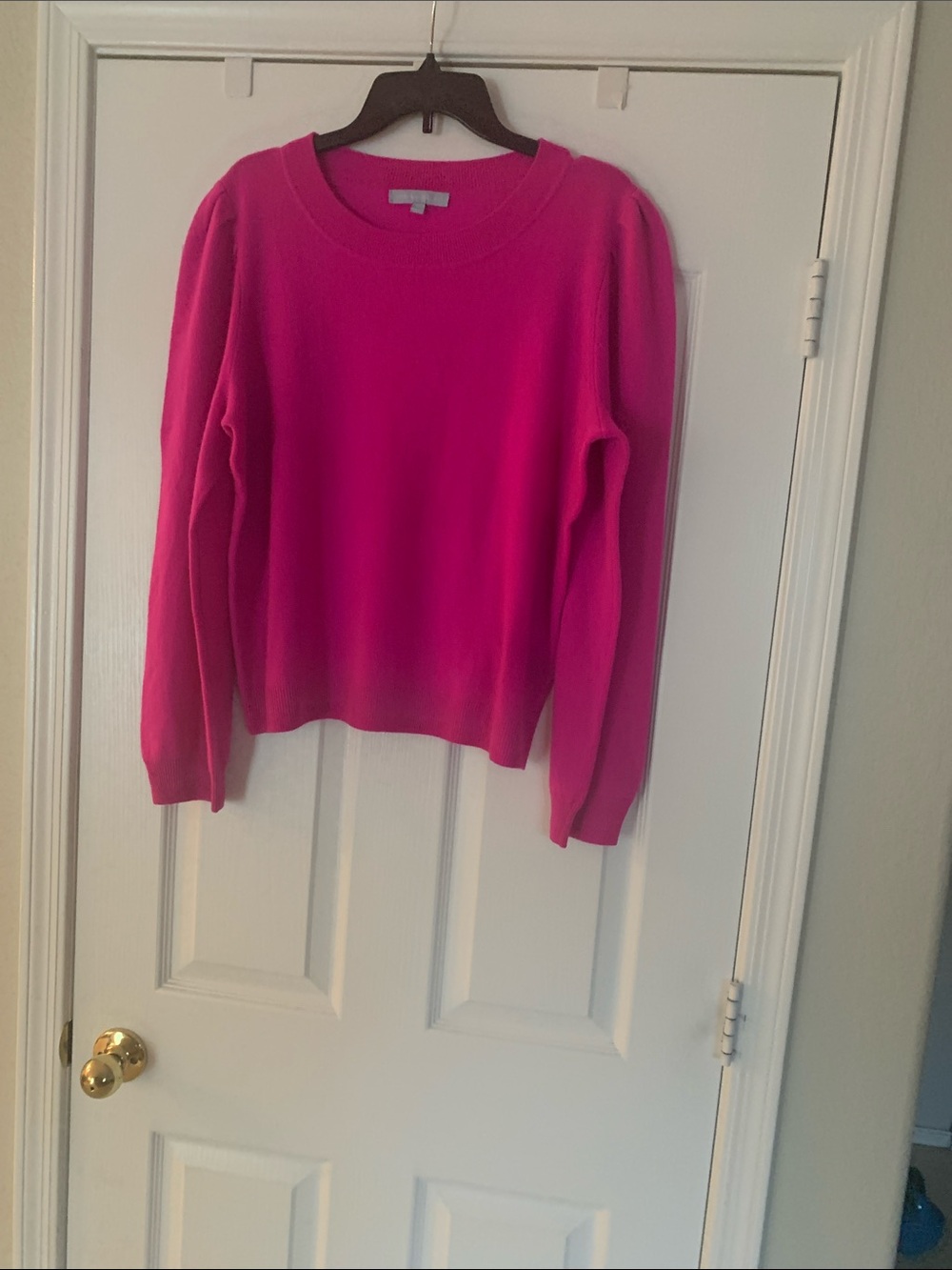 ANTONIO MELANI Bright Pink Crewneck Sweater